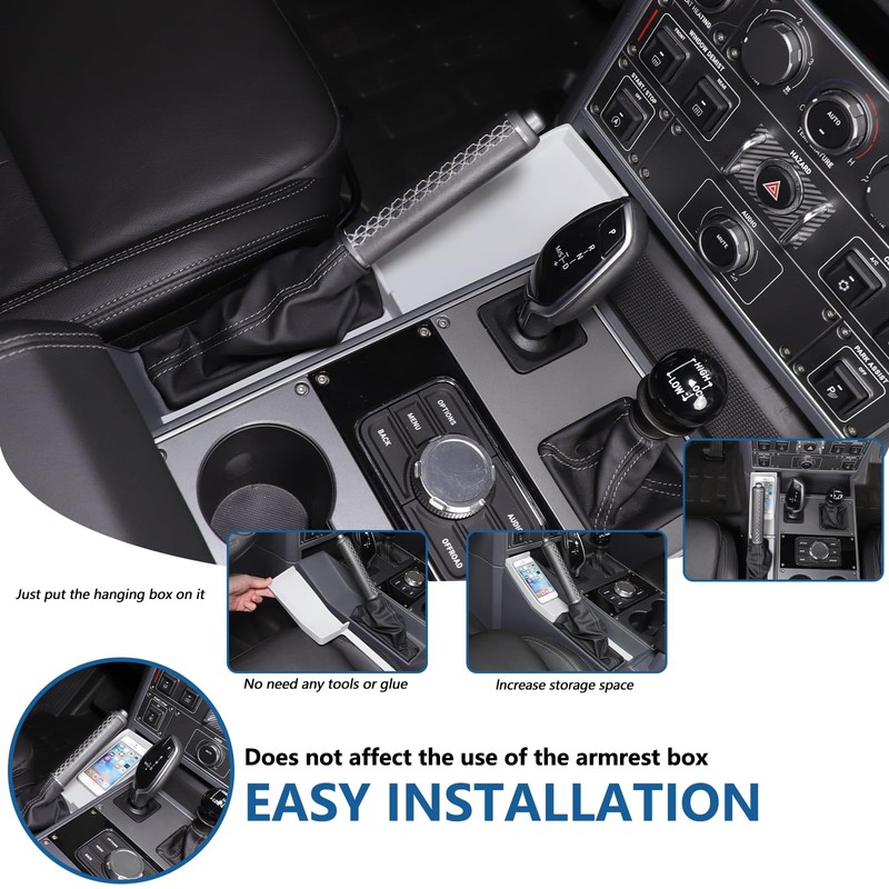 Bekantogy Car Center Console Storage Tray Compatible with INEOS Grenadier
