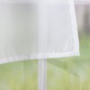 Elbersdrucke Basic 00 Bistro Curtain, White, Transparent, 48 x 140
