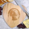 'Head with Melted Brain' Wooden Heart Shaped Chopping/Cutting Board (WB00078381)