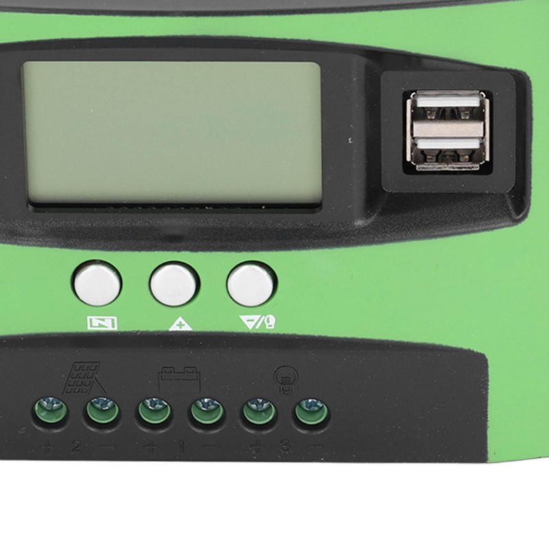 Solar Charge Controller LCD Display Photovoltaic Solar Panel Intelligent Regulator