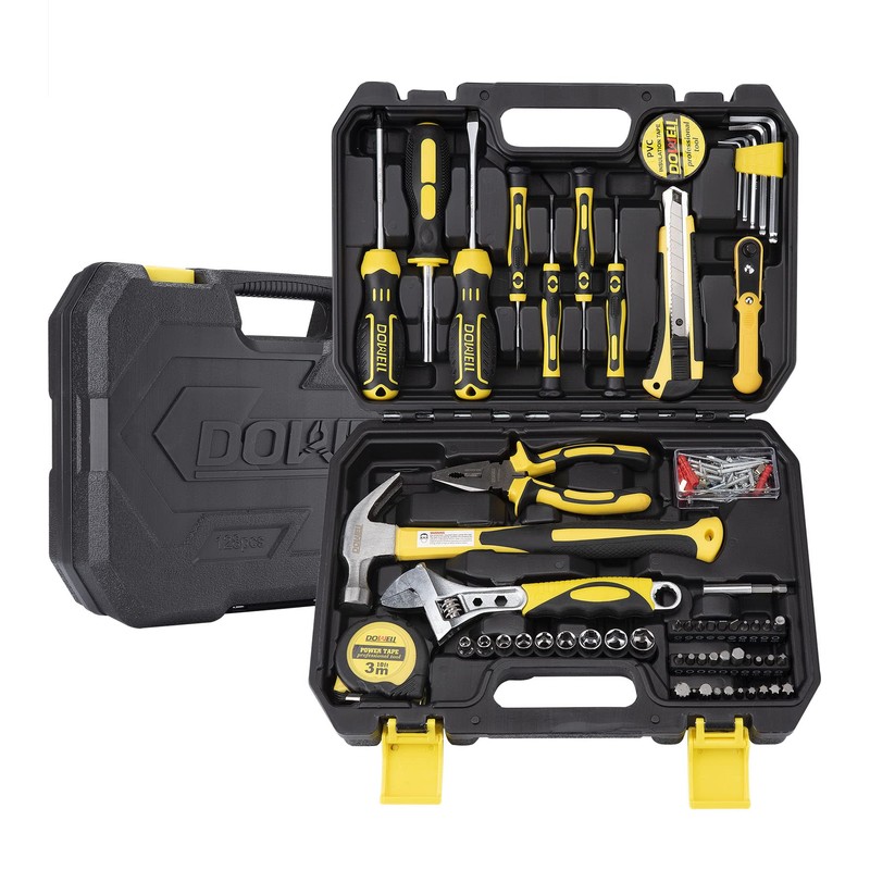 DOWELL Tool Set, Auto Repair Household Tool Kit with Socket,