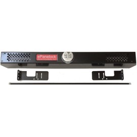 1U Rack-mount Security Cover PLUS Cable Management - 10K Combination Locking Panel for Physical Security/Access Control in 19" Racks; Installs Over Already Working Equipment; Uses No Extra Rack Spaces