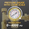TOOLIOM CO2 Argon Flow Meter Gas Regulator Gauge with Gas