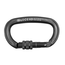 Kong. Ovalone Alu Screw Sleeve. Oval Aluminium Snap Hook with Large Opening Screw Clamp and Keylock System - Certified to CE EN 362, EN 12275, UIAA and EAC. Made in Italy. Weight