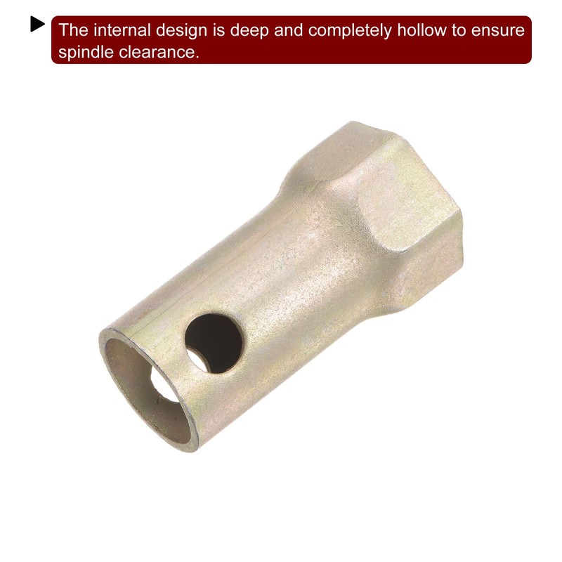sourcing map Spindle Nut Socket 41mm 6 Point Wheel Bearing