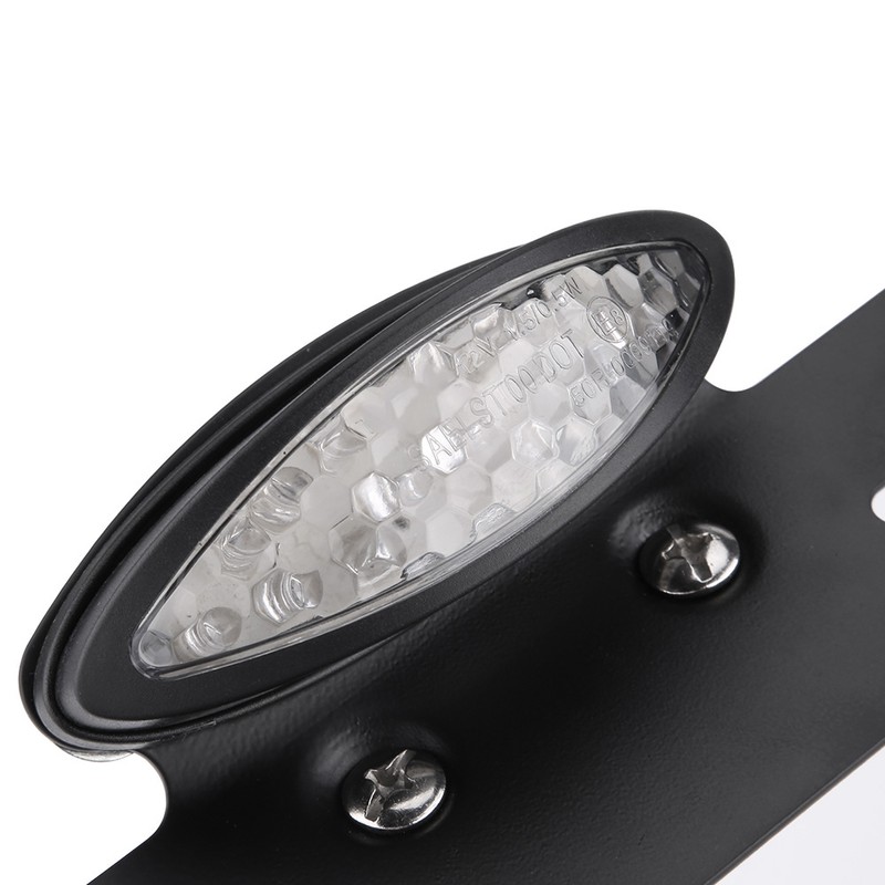 Motorcycle LED Rear Brake Tail Light Stop License Plate Lights