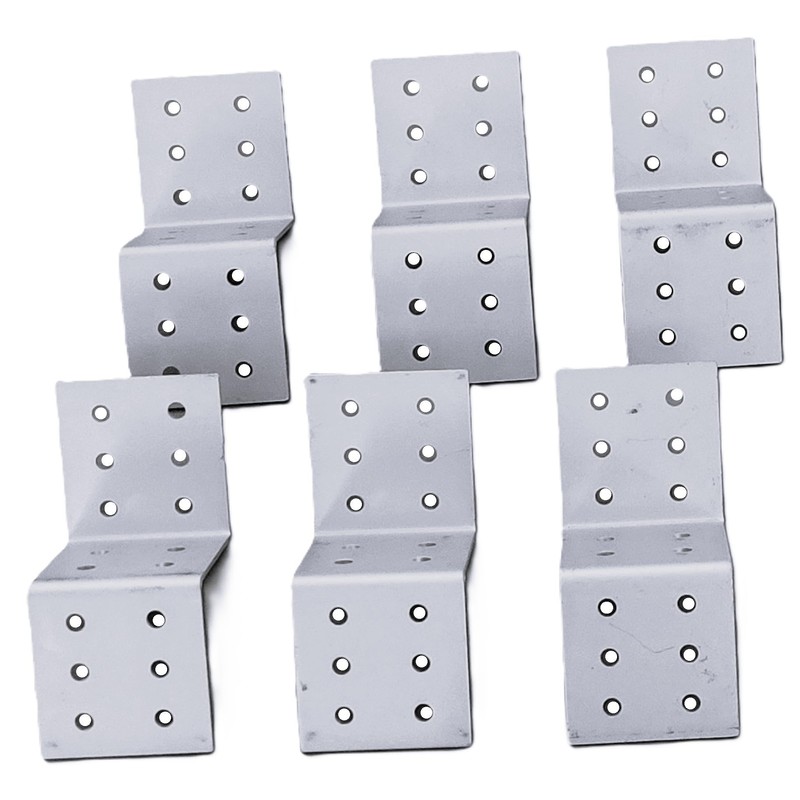 Z Bracket, 12 Hole +4, 1.4 inch Each face, Set