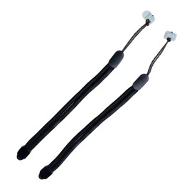 Annrybor Improved Replacement Wrist Wraps for Oculus Quest 2 Gen Controller, Professional Wrist Lanyards with Resin White Stopper, Replacement Adjustable Hand Straps For Oculus Controller（Black）,