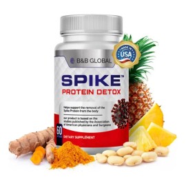 Spike Protein Detox 60 Cápsulas Nattokinasa Y Cúrcuma