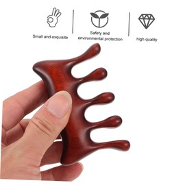 Minkissy Elegant Wide Tooth Scalp Massager Sandalwood Comb for Hair and Scalp