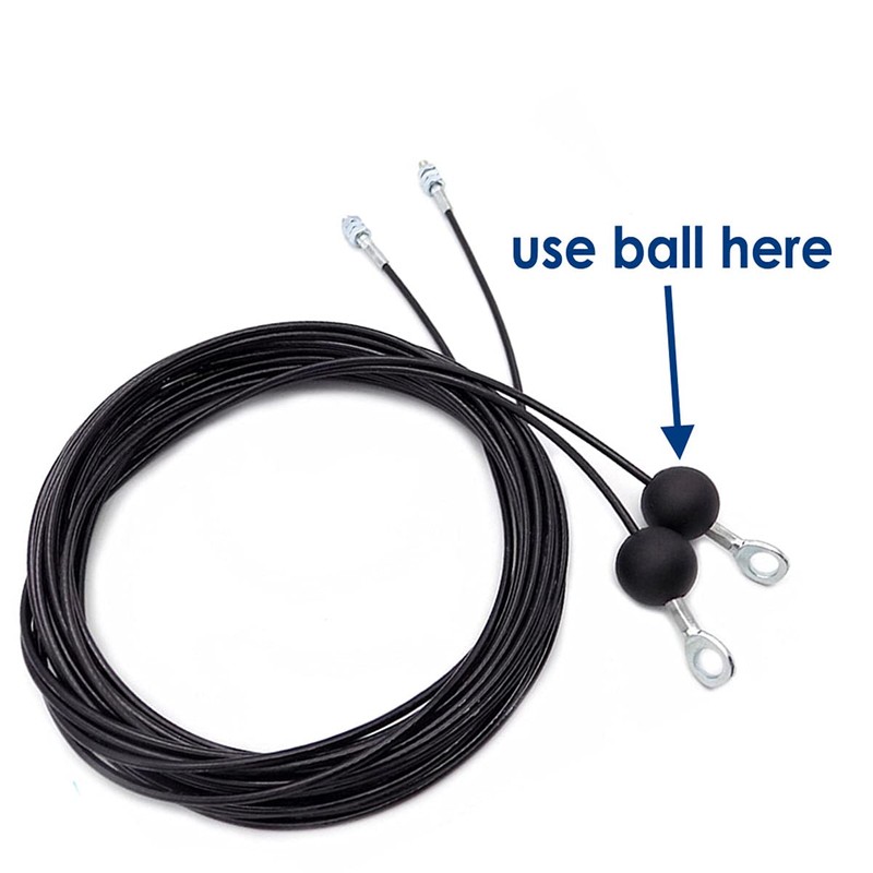 Gym Cable Use Accessories Ball Stopper Replacement Metal Eyelet Terminal