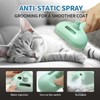 Herokitty Cat Steam Brush for Shedding, 3 In 1 Self
