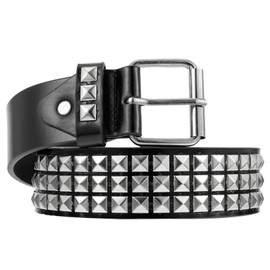 AOKWAWALIY 1pc Rivet belt woman belts white belt women bb belt Fashionable Belt men and women advanced decorate