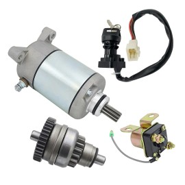 superstarterstore Big Boss 500 Starter for Polaris 500 6x6 1998-1999 W/Bendix & Relay Key Switch