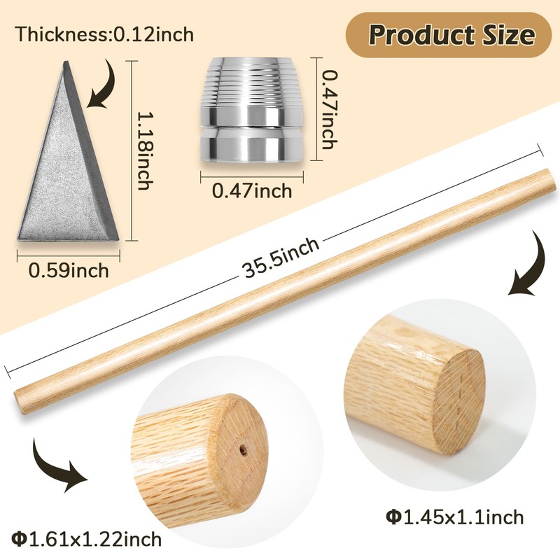 SINBDLAI 36" Sledge Hammer Handle for Hammer Handle Replacement