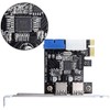Multibao 2 Ports PCI-E USB 3.0 with 4 Pin molex