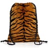 style3 Tiger Fur Pattern Print Back Backpack Bag Gym Bag