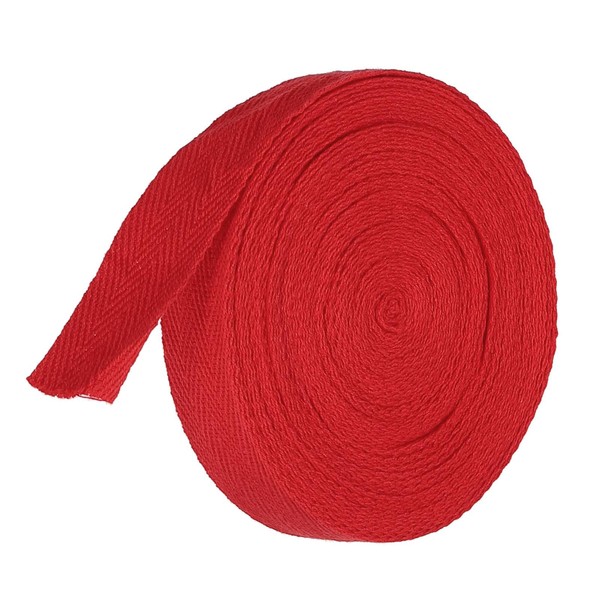 TA-VIGOR Cotton Twill Tape Ribbon 20mm, 10 Yards Bias Binding