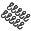 MECCANIXITY Camping Snaps Hooks Plastic Buckles, 6.5mm Hole Clip Accessories