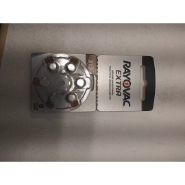 Rayovac Hearing Aid Battery, Size 312 (6-pack Batteries) Made in the USA.