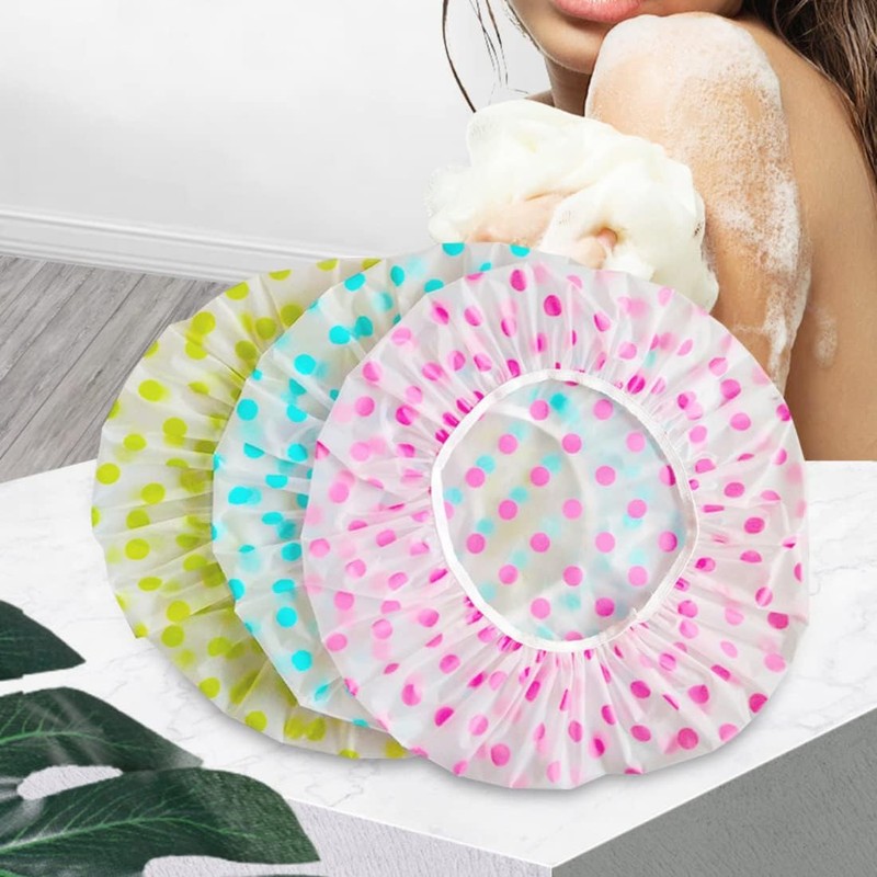 3 Piezas Gorros De Baño Impermeable Para Mujer Para El