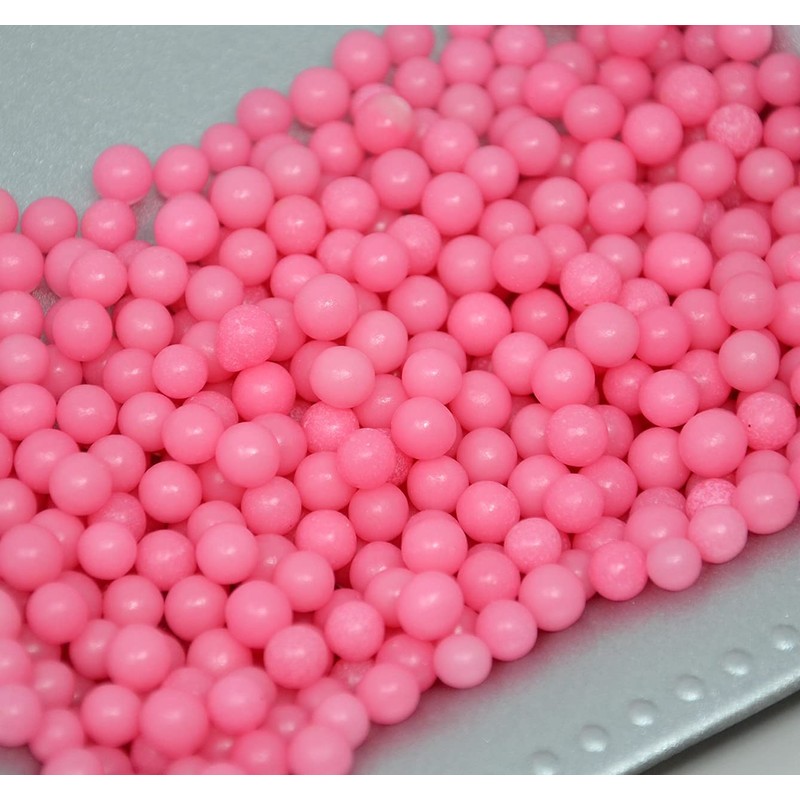 Mystic Sprinkles 6mm Sugar Pearls 4oz Bottles (Pleasantly Pink)