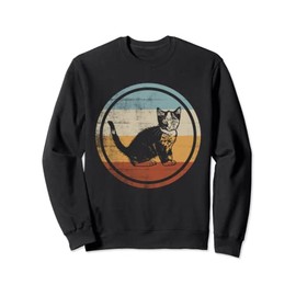 Retro Vintage Design Tortoiseshell Cat Sweatshirt
