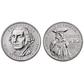 Semiquincentennial Quarters 2026 P & D Revolutionary War Quarters, 2 Coins Set