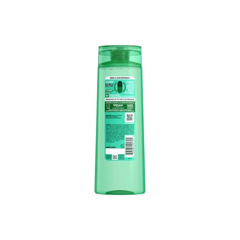 Garnier Fructis Pure Clean Shampoo, 12.5 fl. oz.