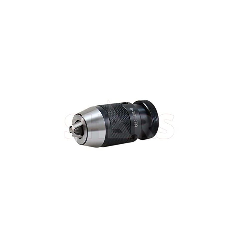 Shars 1/32-3/8" Heavy Duty Keyless Drill Chuck & 1/2" Straight
