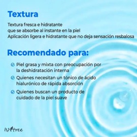 Isntree Ultra-low Tonico Acido Hialuronico | 300ml