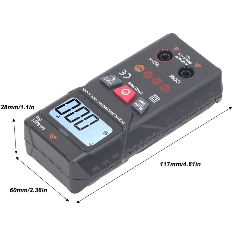 ABS Smart Multimeter, 4000 Counts Automatic Identification Digital Multimeter Anti