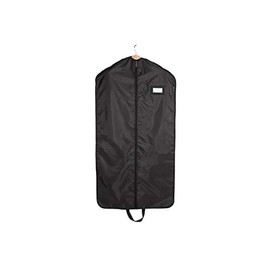Covermates Keepsakes Garment Bag - Premium Polyester - Full Length Zipper - ID Window - Carrying Handles - Closet Storage - Grey