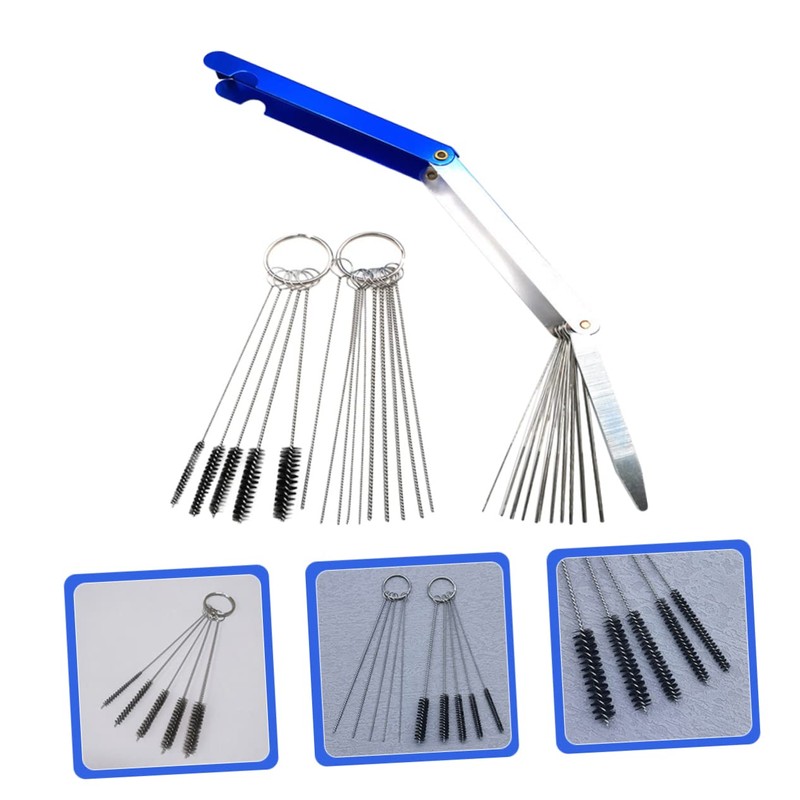 MAGICLULU 3Sets Carburettor Cleaning Tool Kit Motorcycle Atv Brush Set