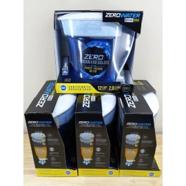ZeroWater 12-Cup Filtration Pitcher - TDS Meter - NSF Certified - Model ZD-012RP