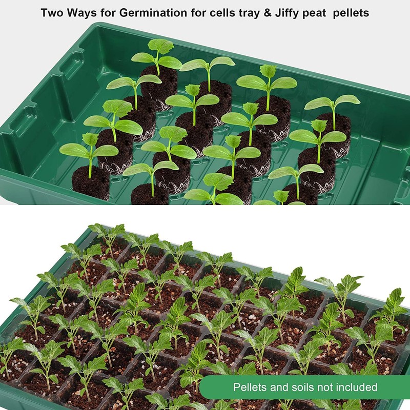 MIXC Seedling Trays Seed Starter Tray, 5-Pack Mini Propagator Plant