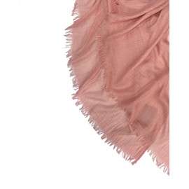 OgLuxe Modal Blend Scarf – Plain Frayed Ends Cotton Modal Soft Neck Arm Shawl Lightweight Wrap Holiday Accessory Blush