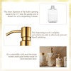 Gold Soap Dispenser Pump Stainless Steel Soap Dispenser Pump Replacement