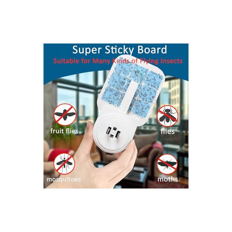 40 Pack Refill Glue Cards Compatible with Safer Home Fly
