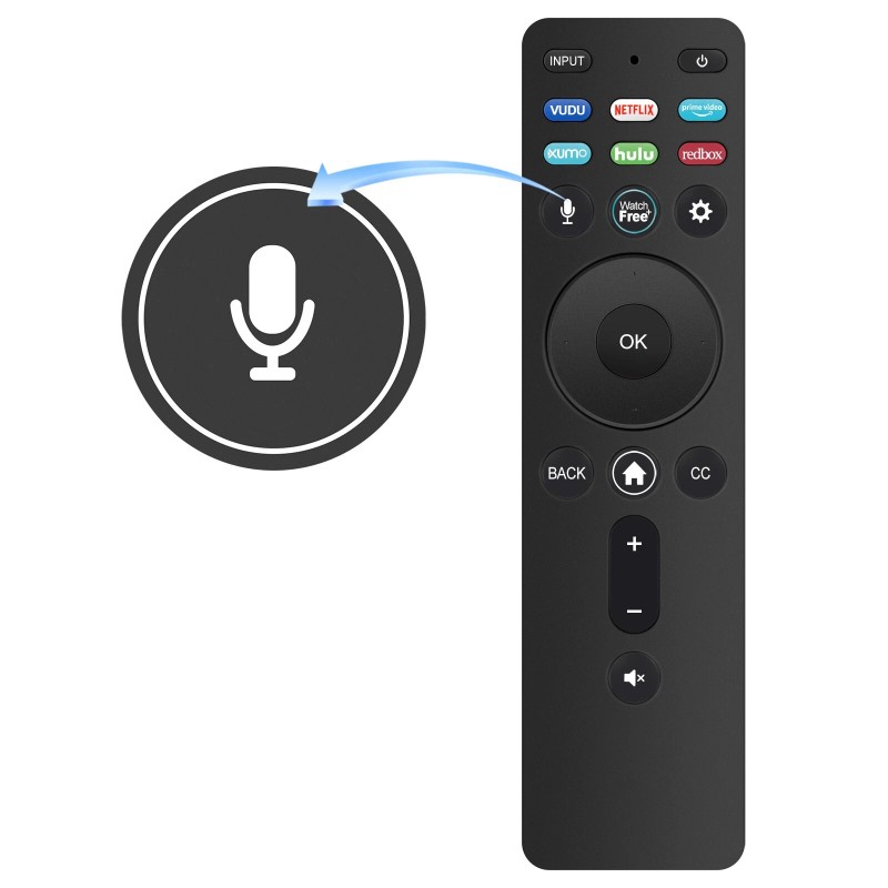 For Vizio XRT260 Voice Replace Remote for Vizio TV V505-J09