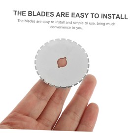 OSALADI 5sets Rotary Cutter Replacement Blades Durable Fabric Cutting Tool Parts for Quilting Sewing Scrapbooking Compatible with Olfa 10pcs*5