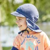 maximo Mini Boys Cap Neck Protection GOTS, navy, 49