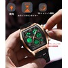 Wrist Watch Men Digital Analog Watch Face Clock 3 Time