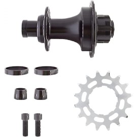 Black Ops Hub RR MX 3200 Bolt Type 1Scas 36 SB Black with 16T x 1/8Cog/Lock-Ri