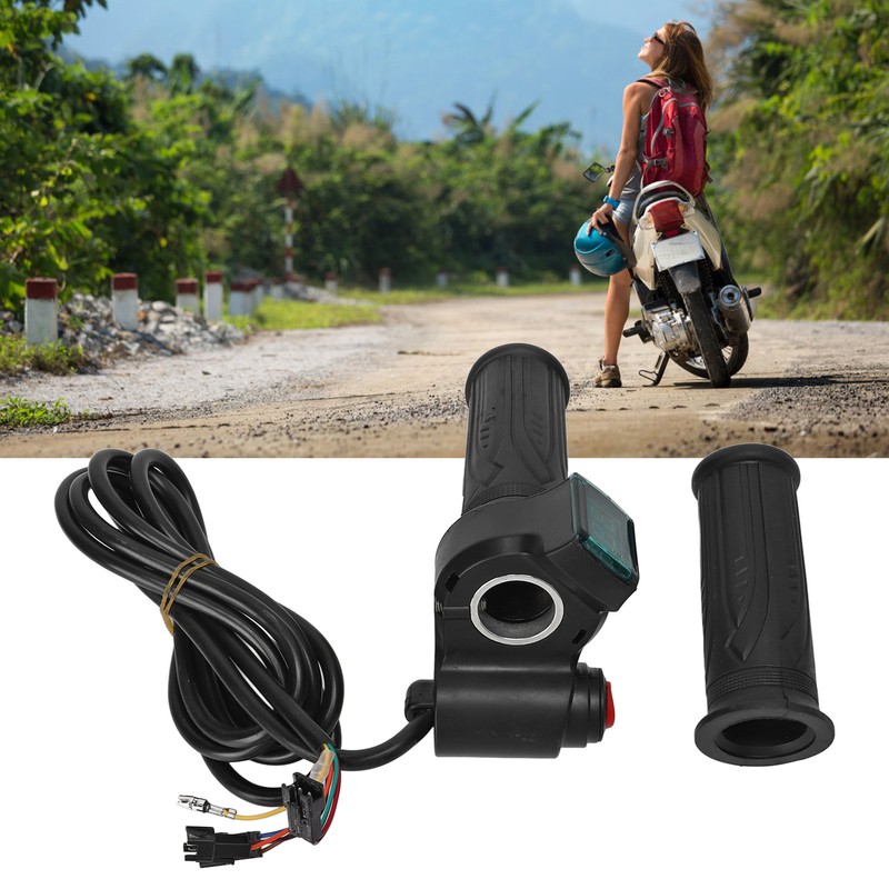 1Pair Handlebar Throttle Twist Grip Twist Throttle Accelerator Handle Grip