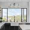 HAHZT Brushed Nickel Bathroom Vanity Light 3 Lights Bathroom Light