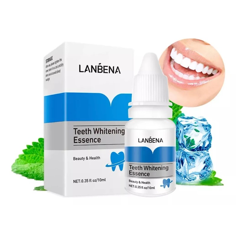 Lanbena Líquido Blanqueador Dientes, Esencia Dental Lanbena Original