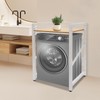 RocoReny Washer Dryer Stacking Rack Stand, Dryer Storage Shelf with