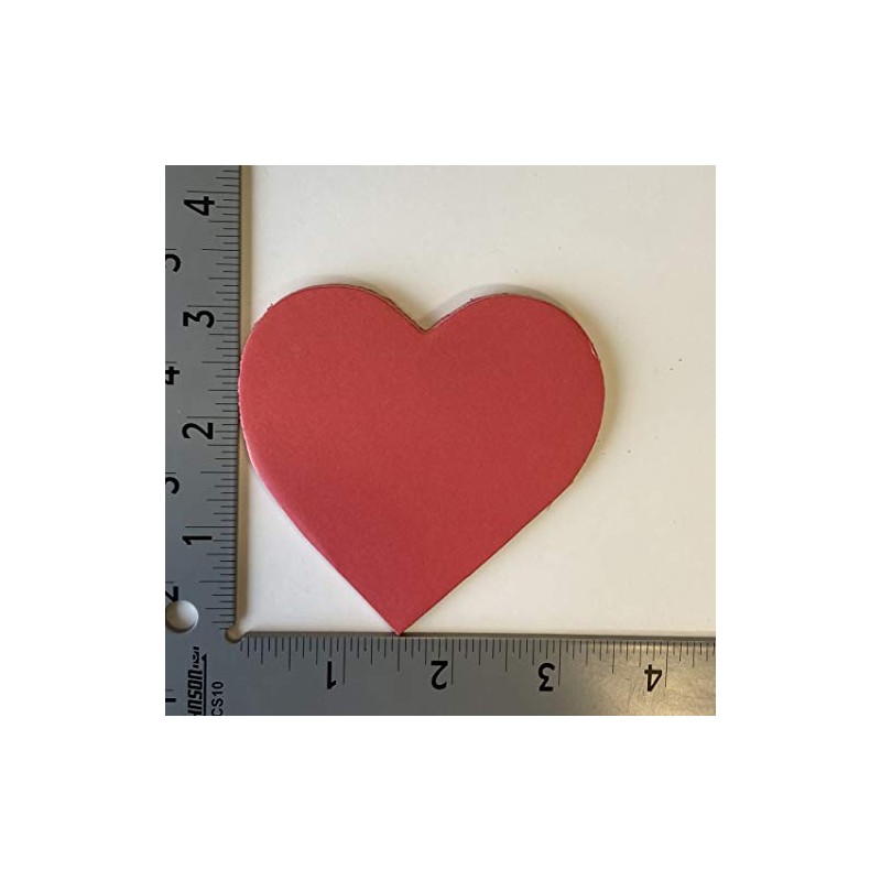 SHAPES ETC. Heart Mini Notepad, 3" x 3", 35 Sheets