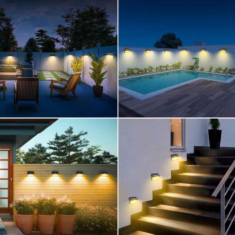Solar Motion Sensor Outdoor Lights [138 LED/10 Packs] Solar Security